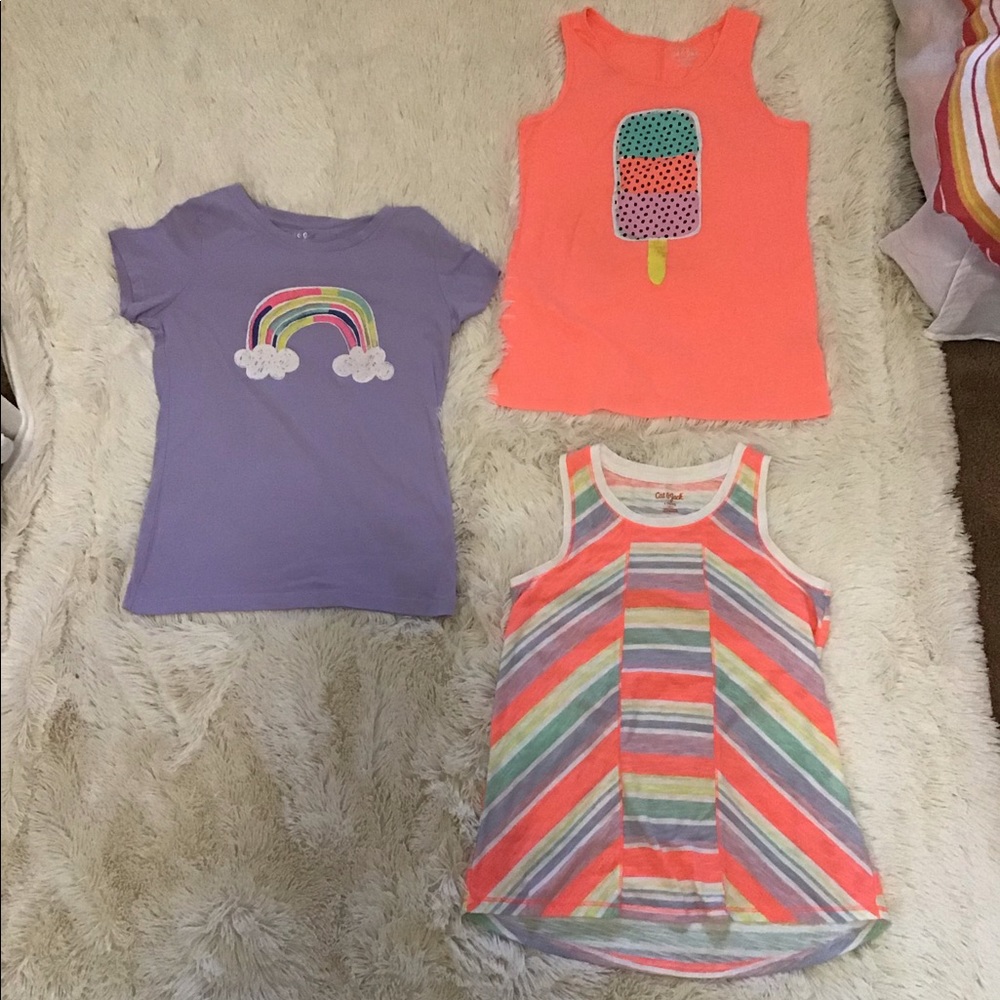 Cat and Jack girls’ shirt bundle
